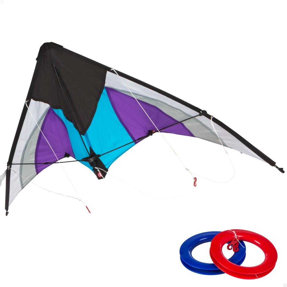AKTIVE Kite pop-up de acrobacias roxo e branco CB Toys