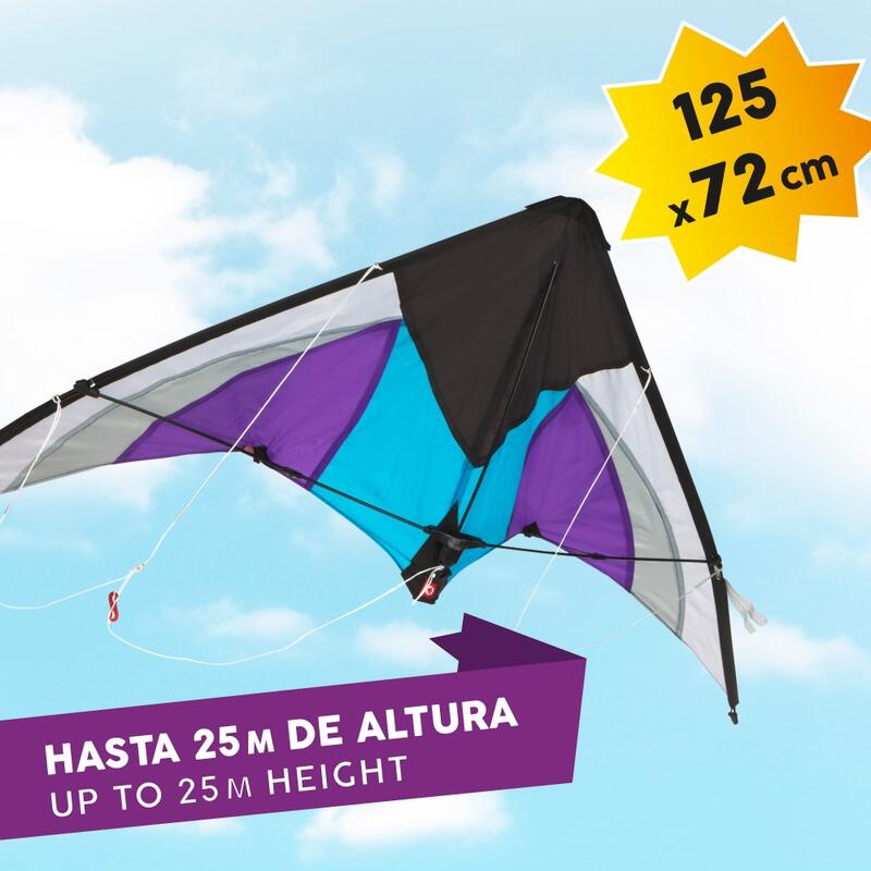 Cometa acrobática pop-up morado y blanco CB Toys