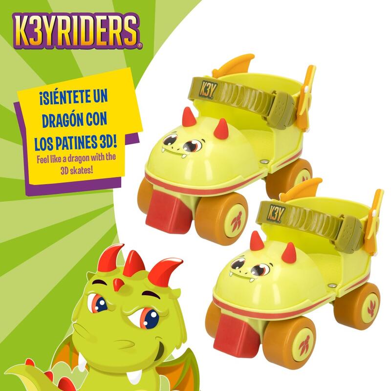 Kit patins 4 roues dragon taille 24-30 K3YRIDERS