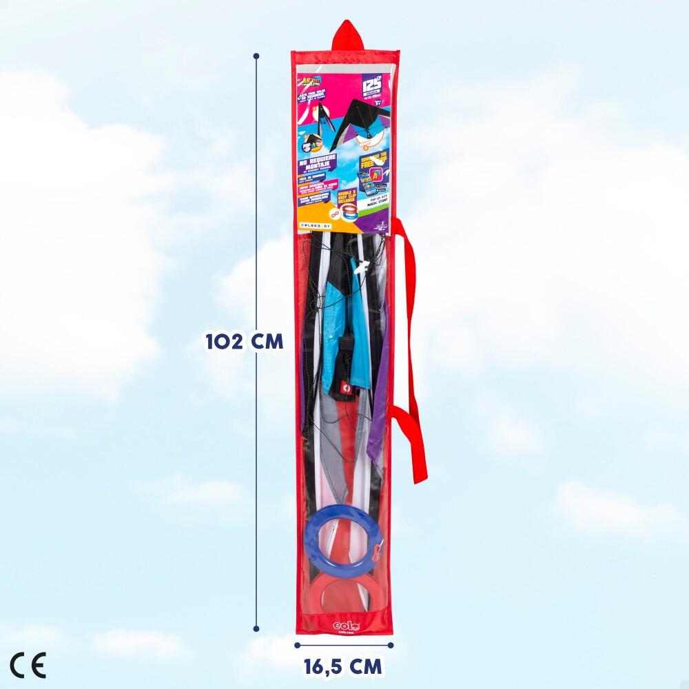 Cometa acrobática pop-up morado y blanco CB Toys 7/7