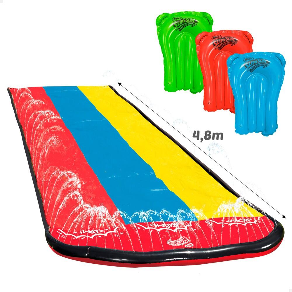 Slip N Slide Pista deslizante água 4,8 m c/3 pranchas de surf 4/7