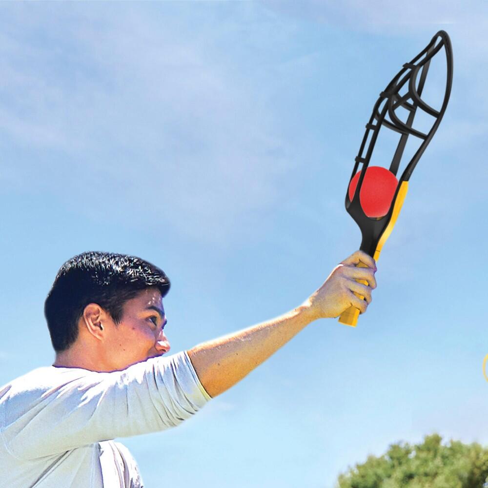 Wham-O Set de raquetas grandes para niños Trac-Ball c/2 pelotas 3/7