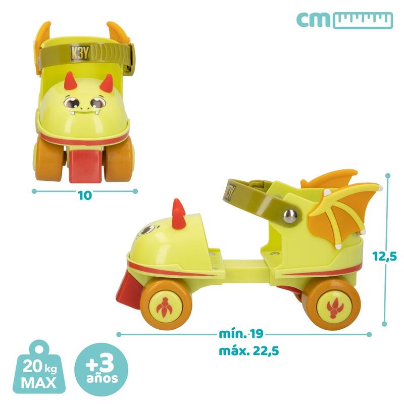 Kit patins 4 roues dragon taille 24-30 K3YRIDERS