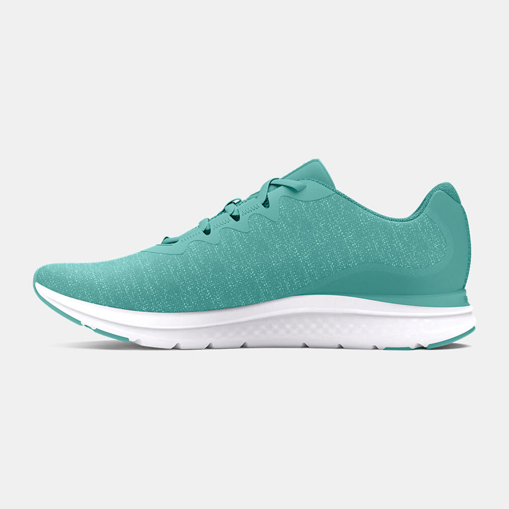 Chaussure de course Under Armour Turquoise UA Charged Impulsive 3 Knit 3/4