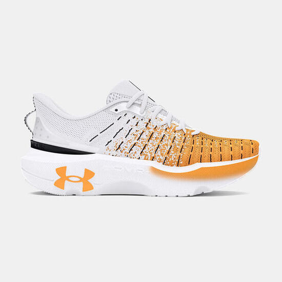 Chaussure de running Under Armour Blanche et orange UA Infinite Elite We Run