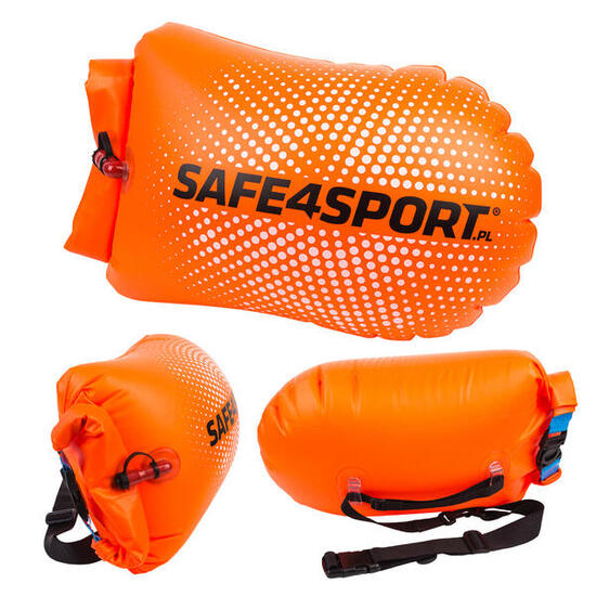 PerfectSwimmer 20L kompakte Schwimmboje mit Drybag