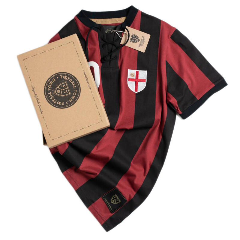 T-Shirt mit Schnürsenkeln Football Town Retro La Croce