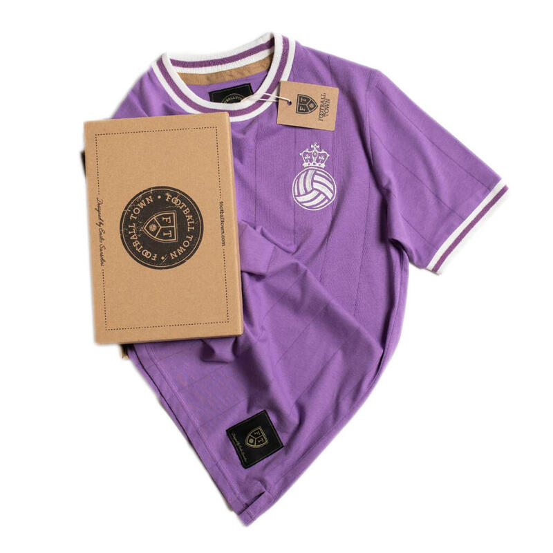 Bawełniana koszulka Football Town Corona Real Purple