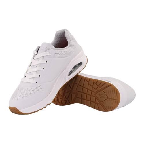 Chaussures Hommes Skechers Unostand blanc 4/4