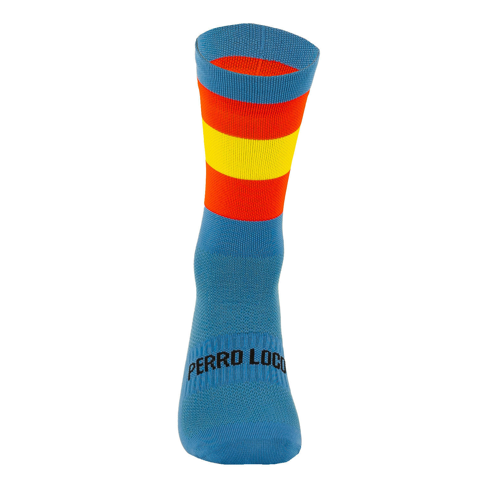 Calcetines Deportivos Ciclismo Perro Loco unisex España Azul 2/3