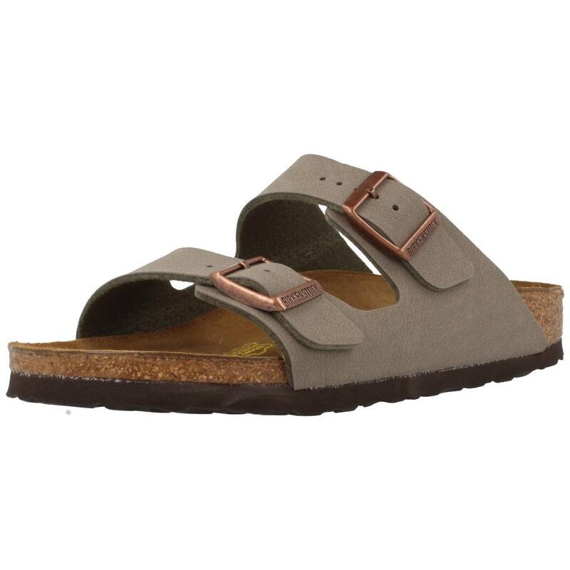 Sandalias Mujer Birkenstock Arizona Bf Marron