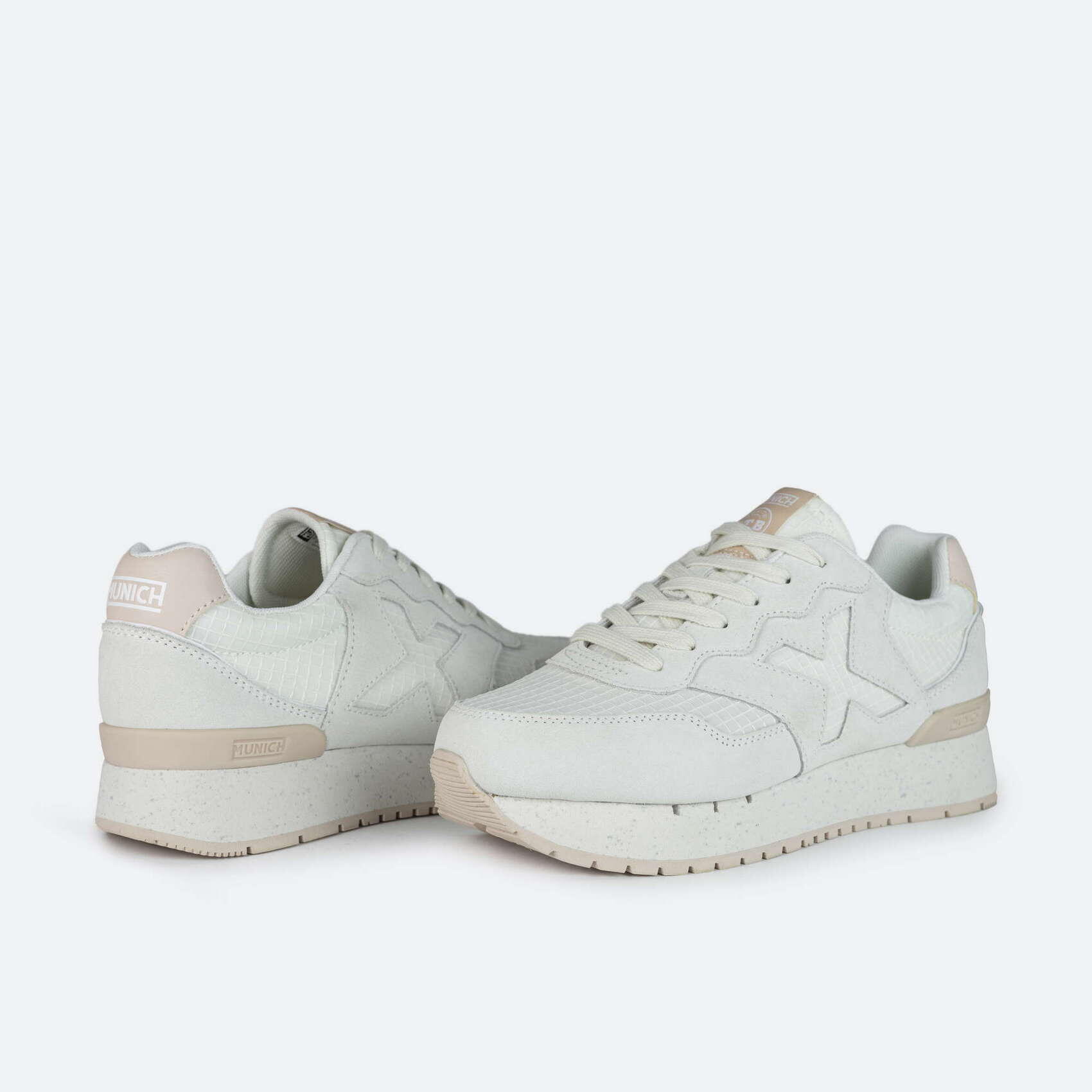 Baskets Munich Modèle Dash Sky 20 Couleur Blanc 5/5