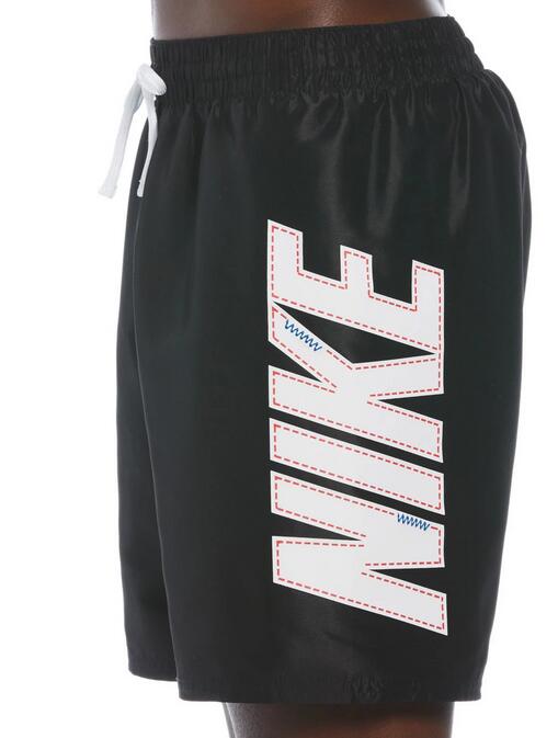 Calções de voleibol Nike Big Block 7" - Preto - Tamanho XS 5/6