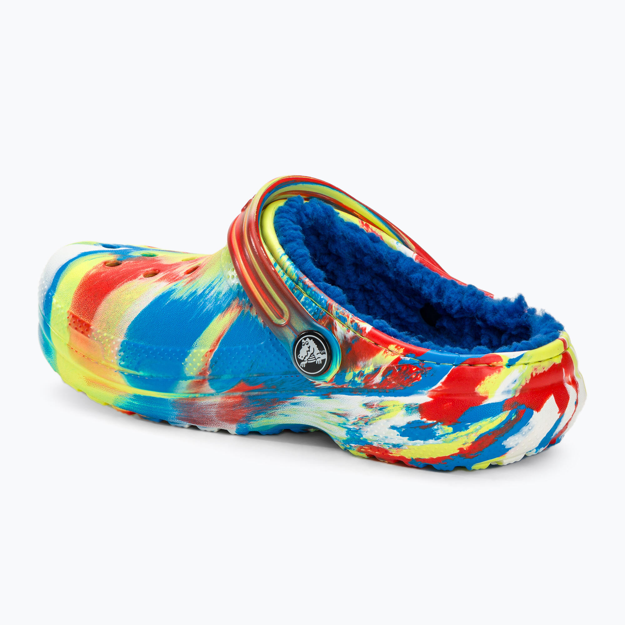 Ciabatte da bambino Crocs Classic Lined Marbled Clog 4/5