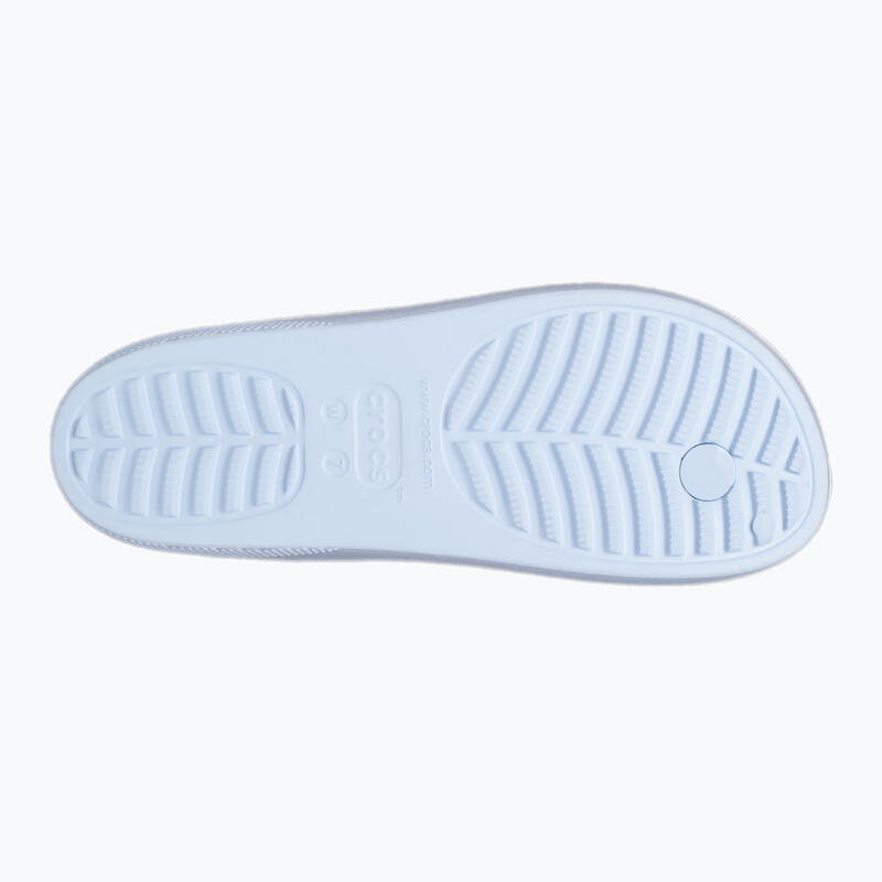 Slapi damă Crocs Classic Platform Meta Pearl