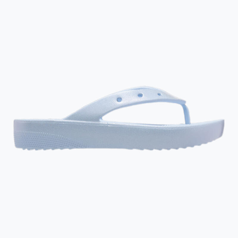 Slapi damă Crocs Classic Platform Meta Pearl