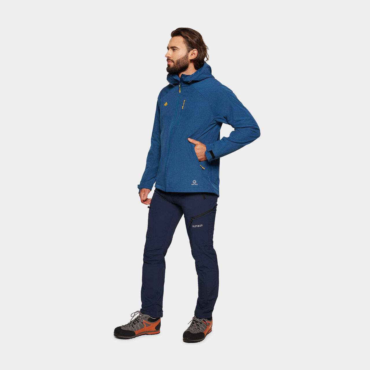Veste softshell de randonnée Alpinus Lautaro - Homme 3/7