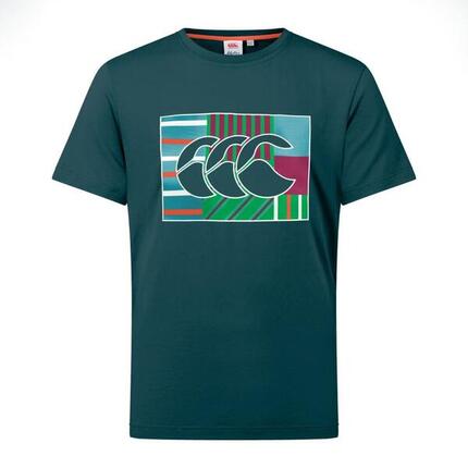 T-SHIRT HOMME CANTERBURY UGLIES BLEU PETROLE