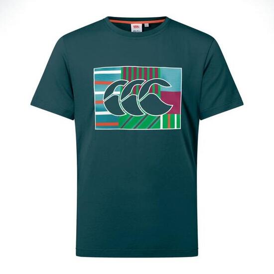 T-SHIRT HOMME CANTERBURY UGLIES BLEU PETROLE
