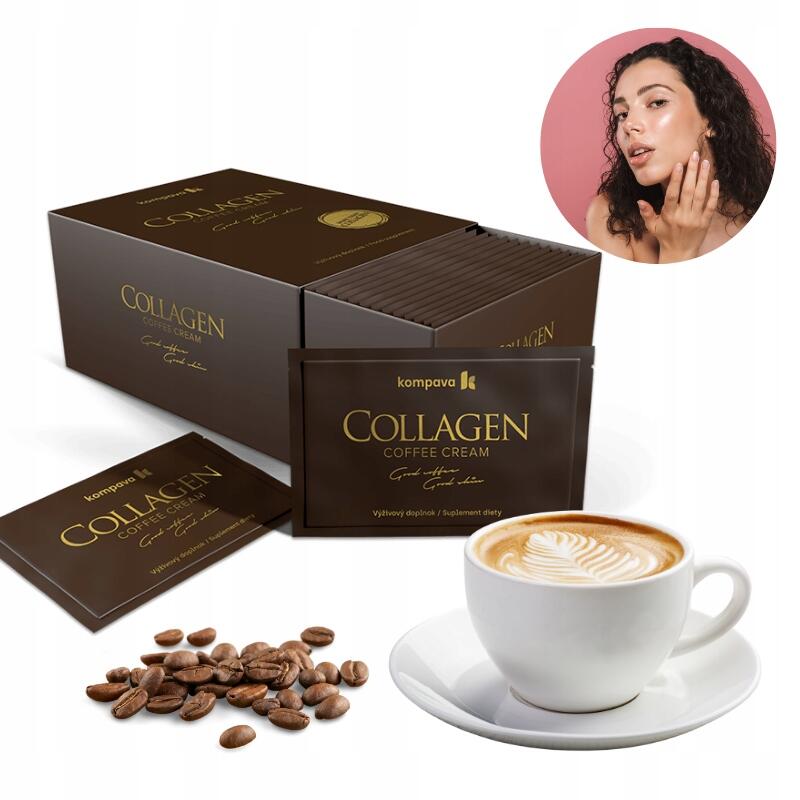 Krem kolagenowy Collagen Coffee Cream 30 porcji / 180g dla kobiet