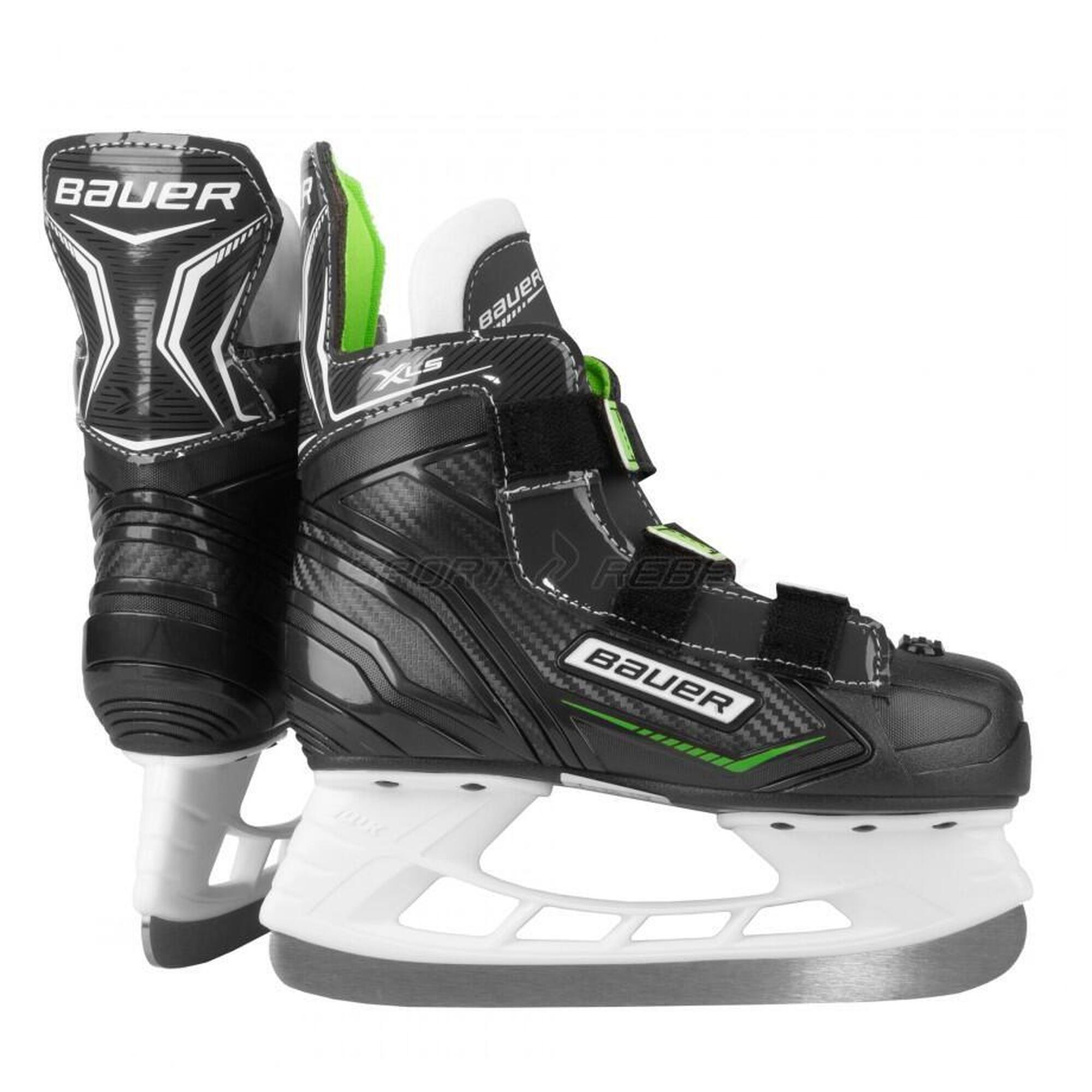 Bauer - Patin De Hockey Bauer X-ls Enfant - Patins De Hockey - Noir|vert - 31 - Decathlon
