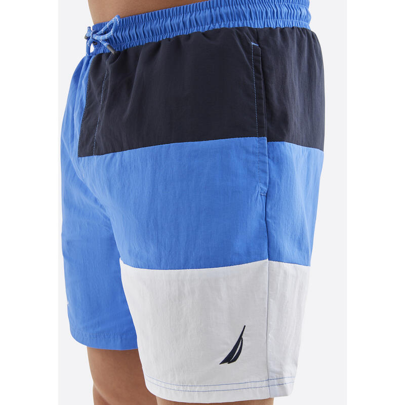 Shorts de baño Nautica Maze 4 Swim Short, Azul, Hombre