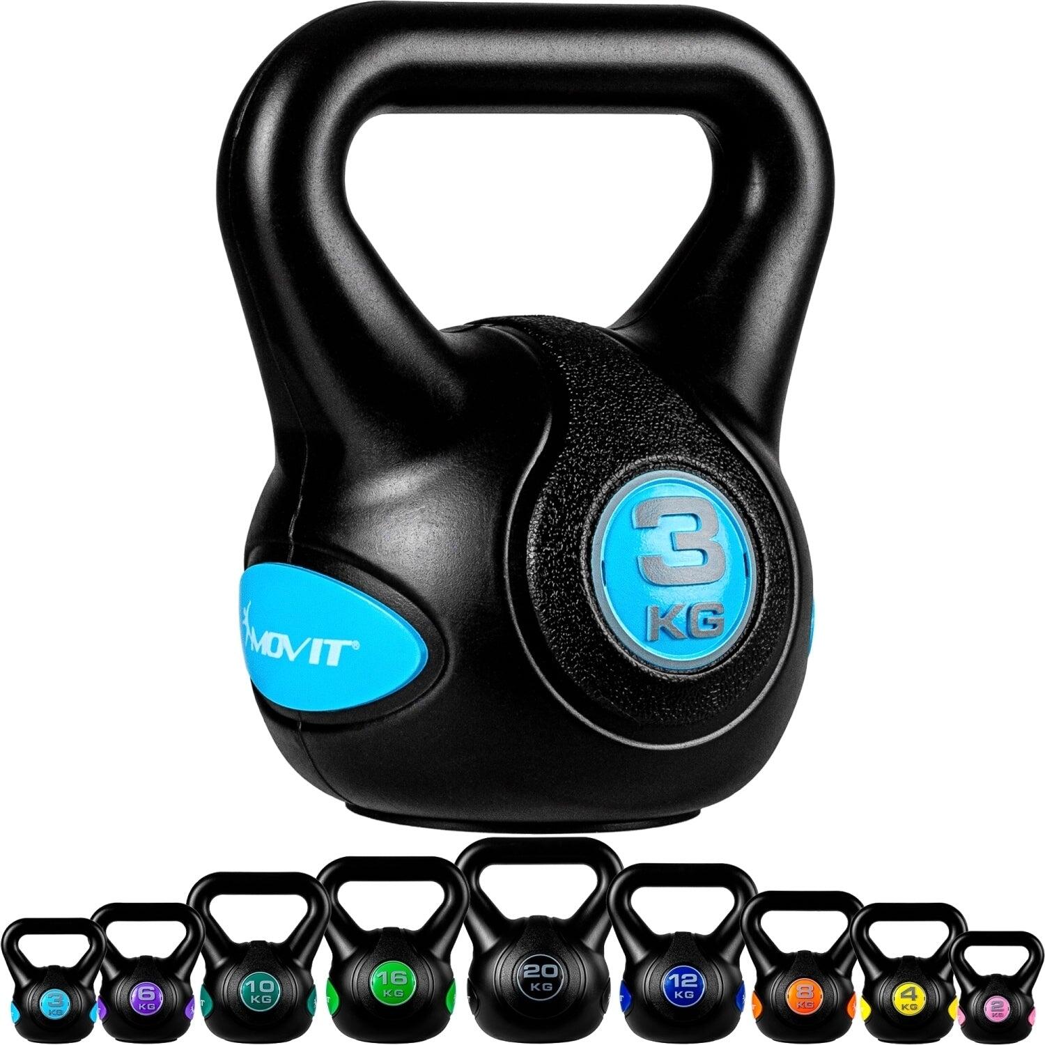 Kettlebell en plastique 3 KG 3/6