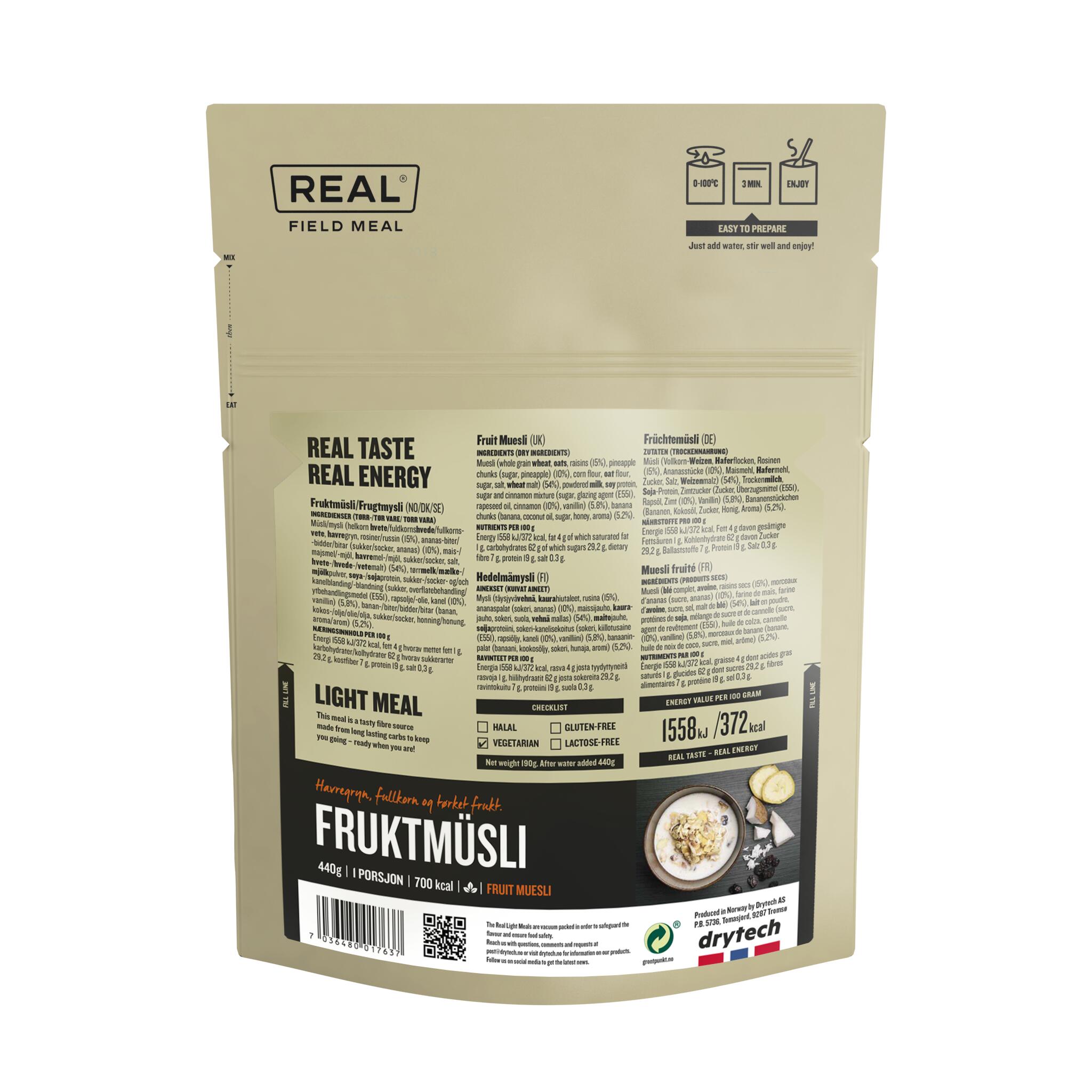 REAL Field Meal -Repas Léger-Muesli aux Fruits 2/3