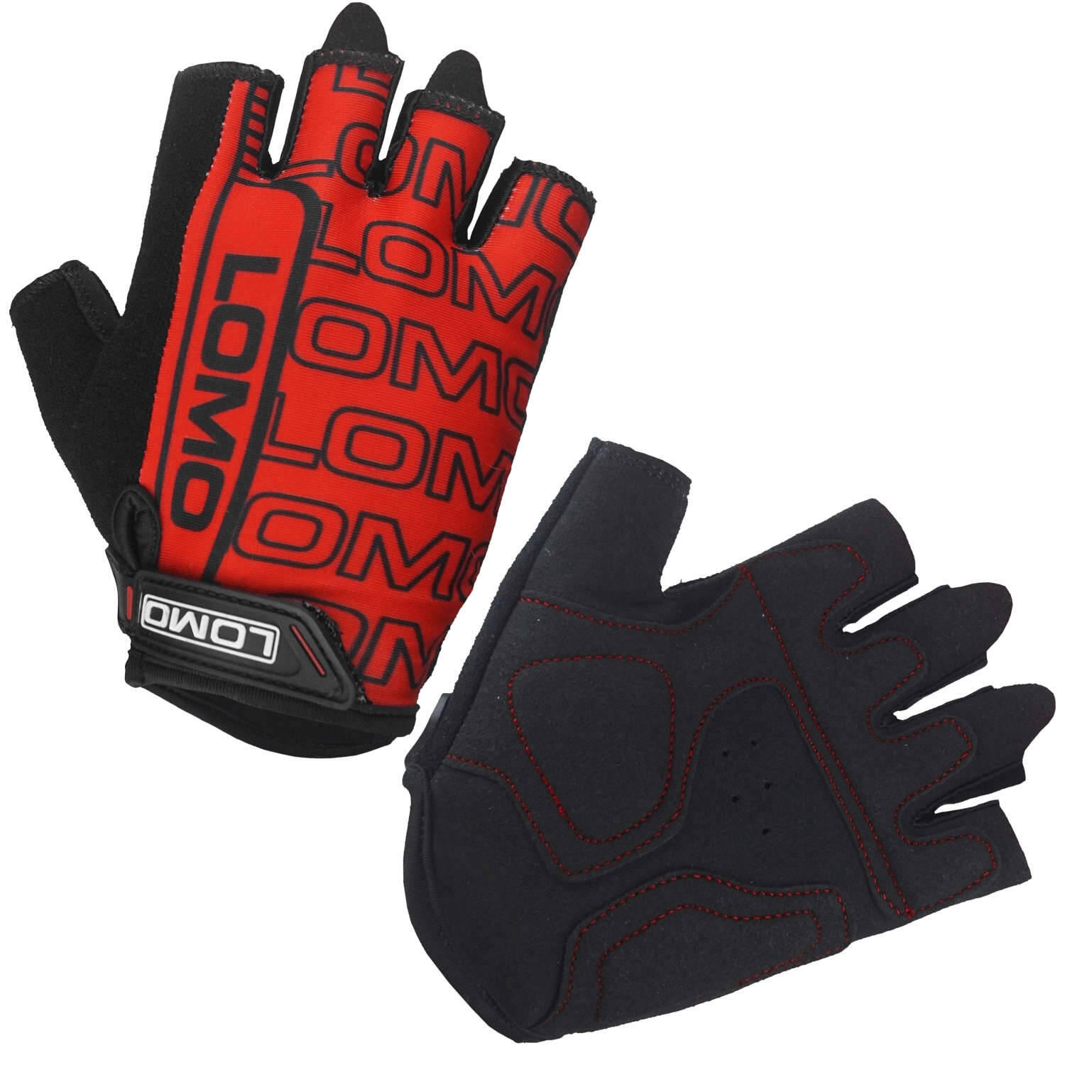 LOMO Lomo SG2 - Short Finger Cycling Gloves - Red