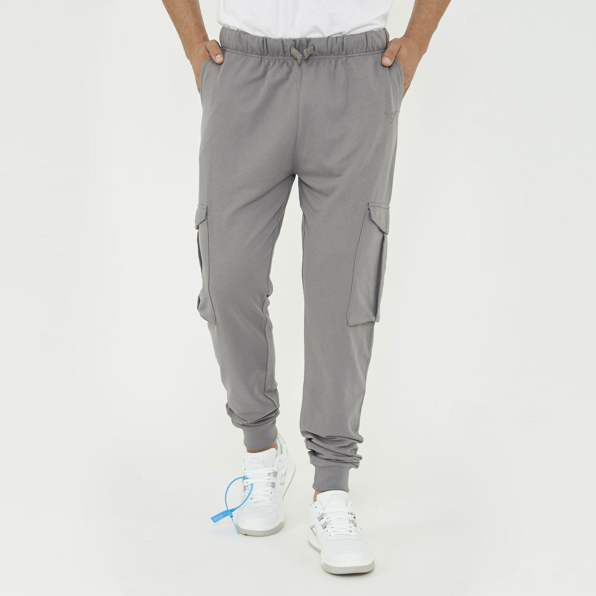 LEGEA Pantalones deportivos para hombre F cargo gris oscuro