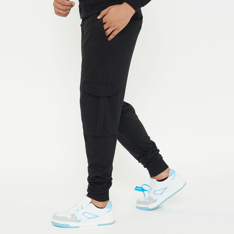 pantaloni fitness uomo f cargo nero