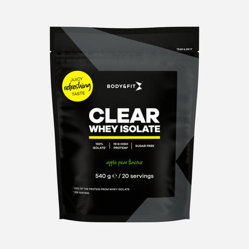 Body&fit - Clear Whey Isolate - Limonade Protéinée - Pomme Poire - 540 Grammes - Whey Protéine - Decathlon