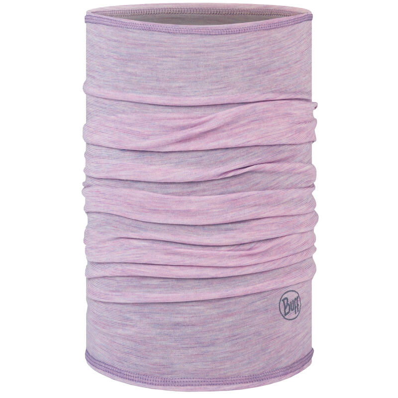 Uniszex nyakmelegítők, Buff Merino Lightweight Tube Scarf, rózsaszín