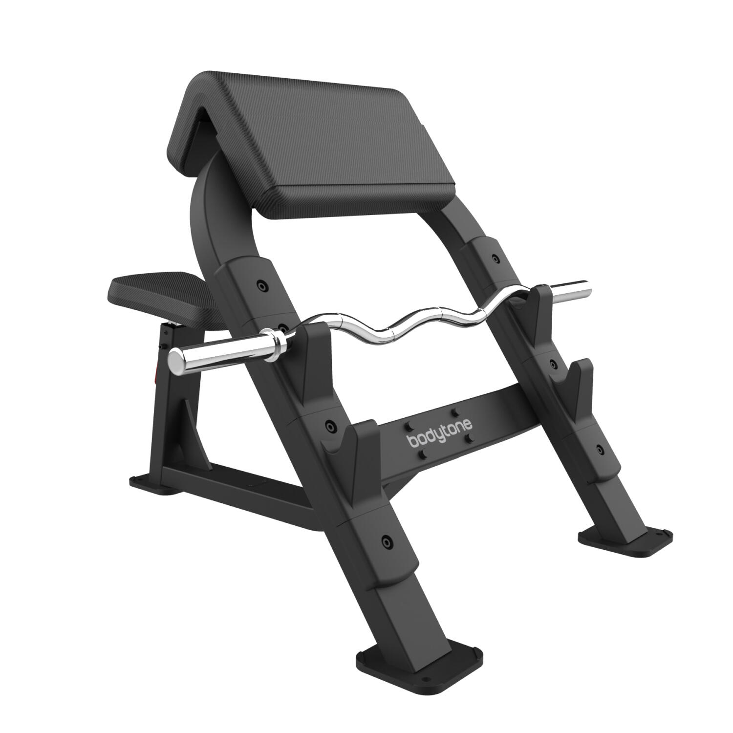 BODYTONE Banco biceps Scott profesional con soporte FBC02 Bodytone