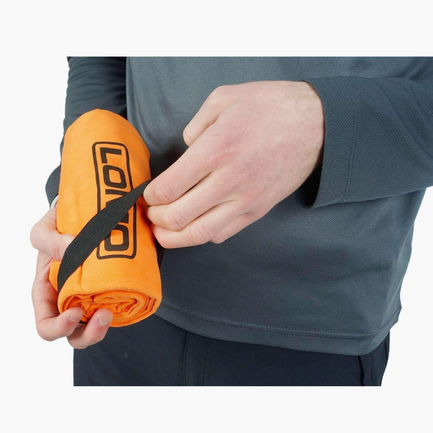 Lomo Extra Large Microfibre Towel - Orange 7/8