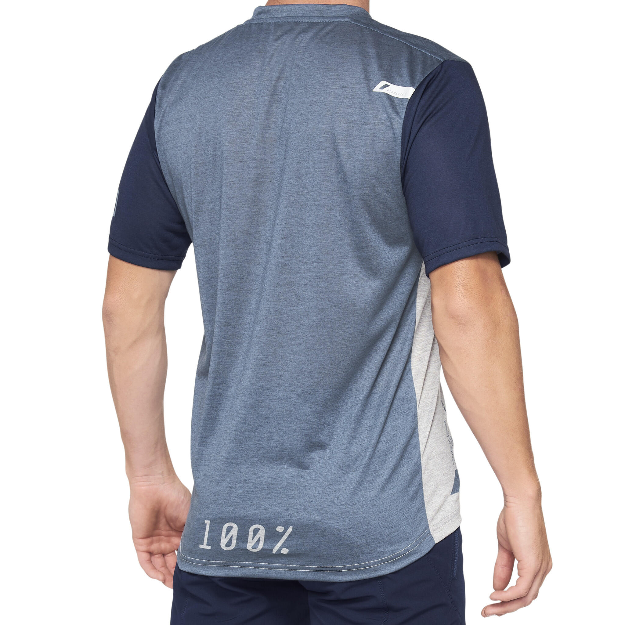 Maillot Manches Courtes 100% Airmatic Jersey Noir / Charcoal 5/5