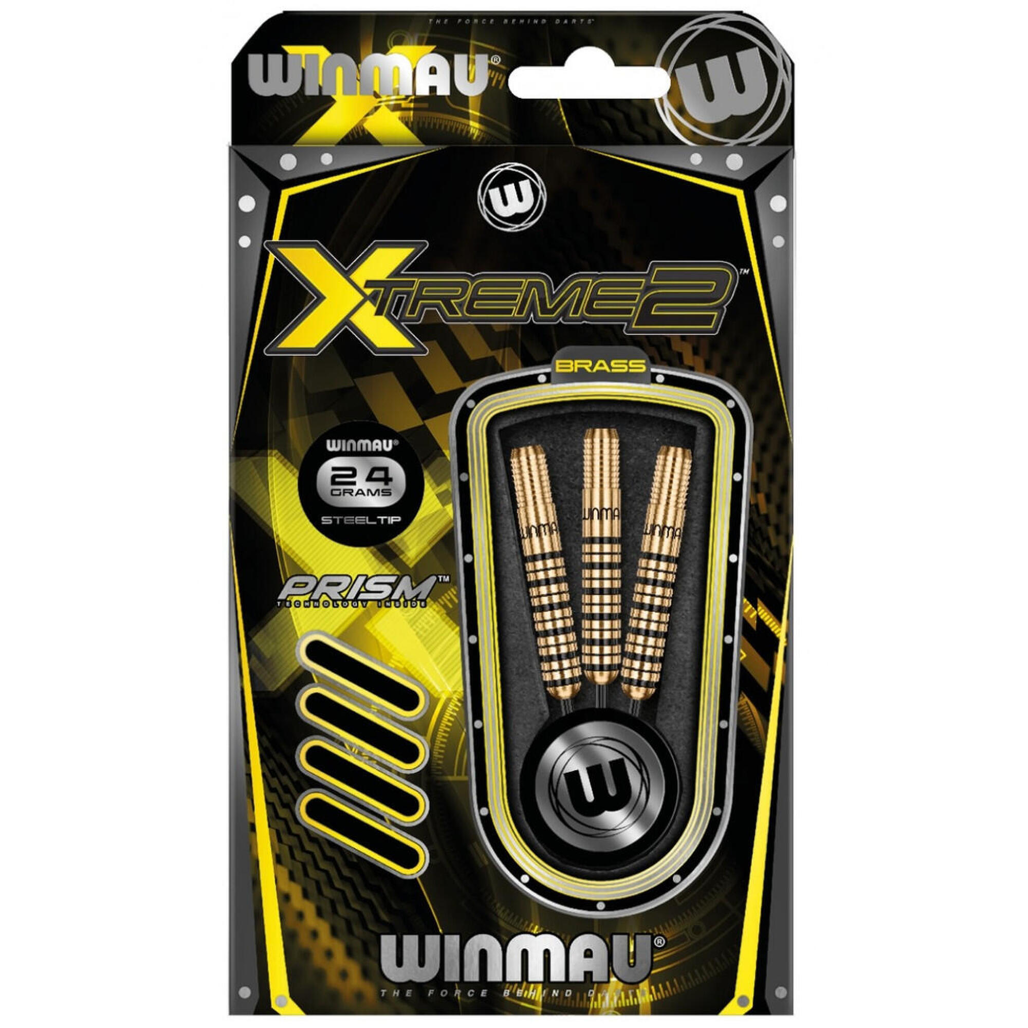 Dardos com ponta de aço e latão Winmau Xtreme2