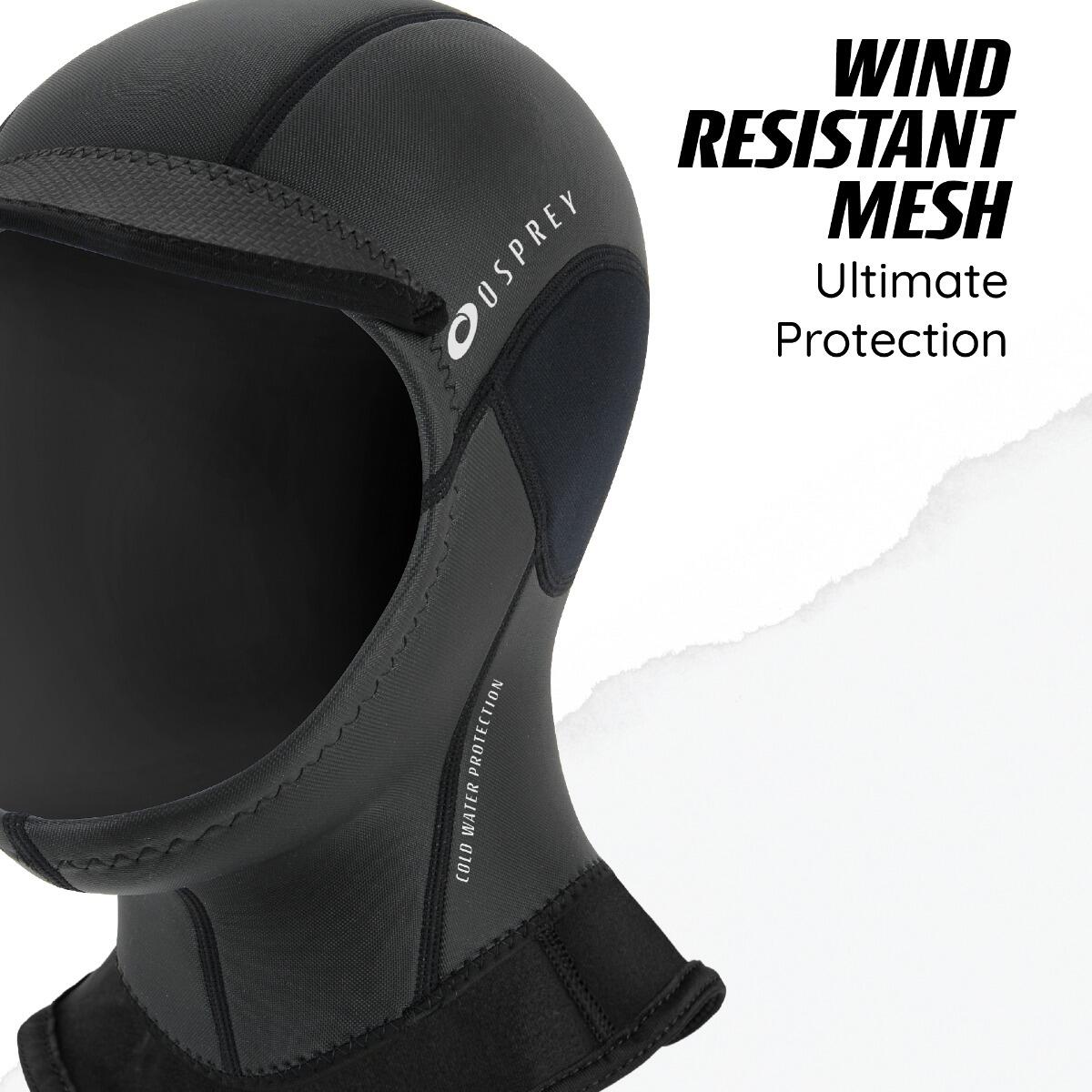 Osprey Wetsuit Hood 2mm Neoprene Thermal Diving Hood for Watersports 5/6