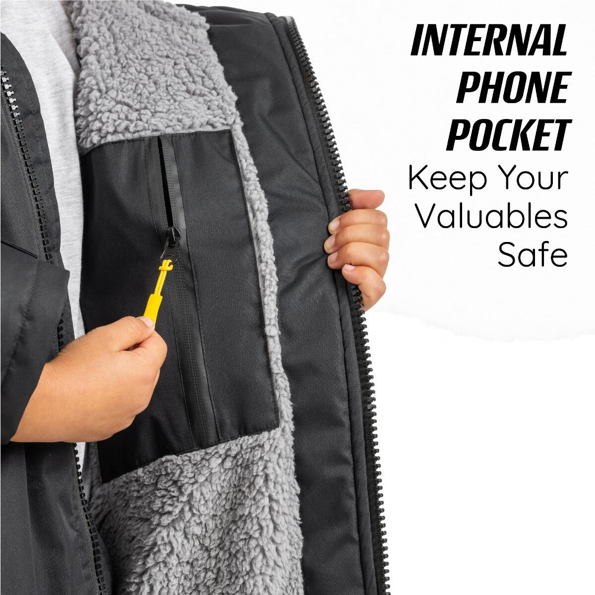 Osprey Kids Waterproof Changing Robe, 3/4 Sleeve Swim Robe 6/6