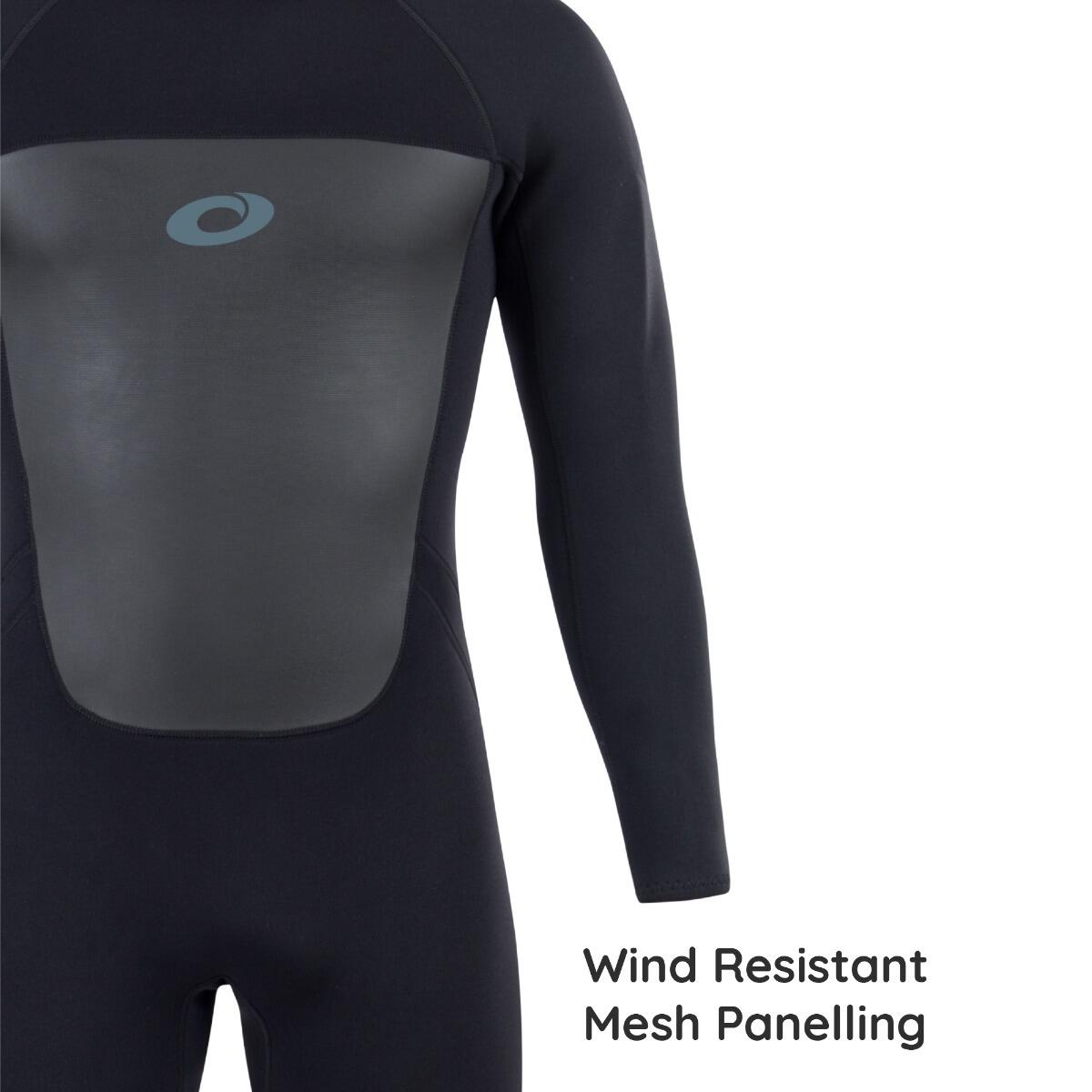 Osprey Mens Origin 3mm Wetsuit Full Length Neoprene Wetsuit, Black
