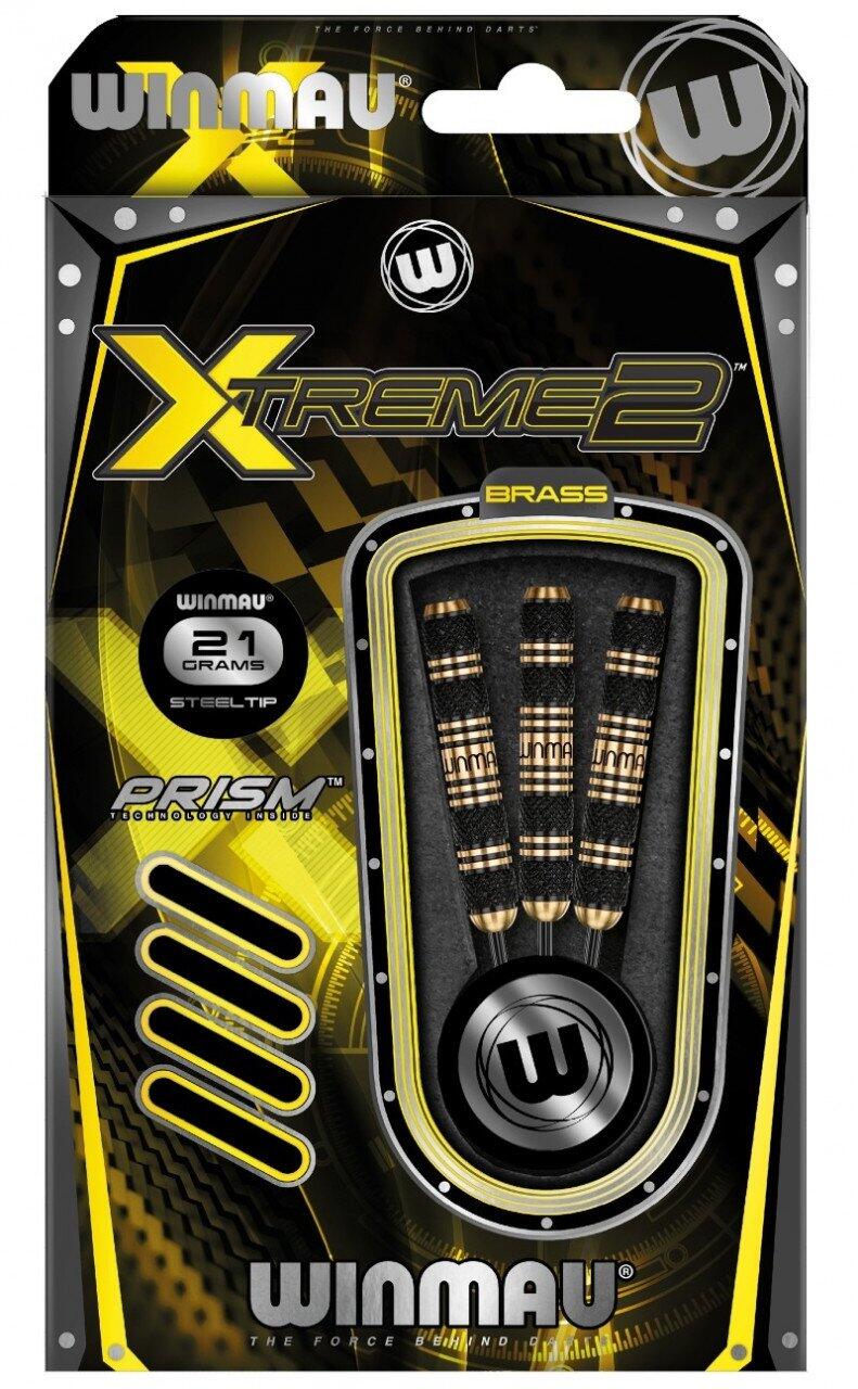 Winmau Fléchettes à pointe d'acier Xtreme2 brass 7/7