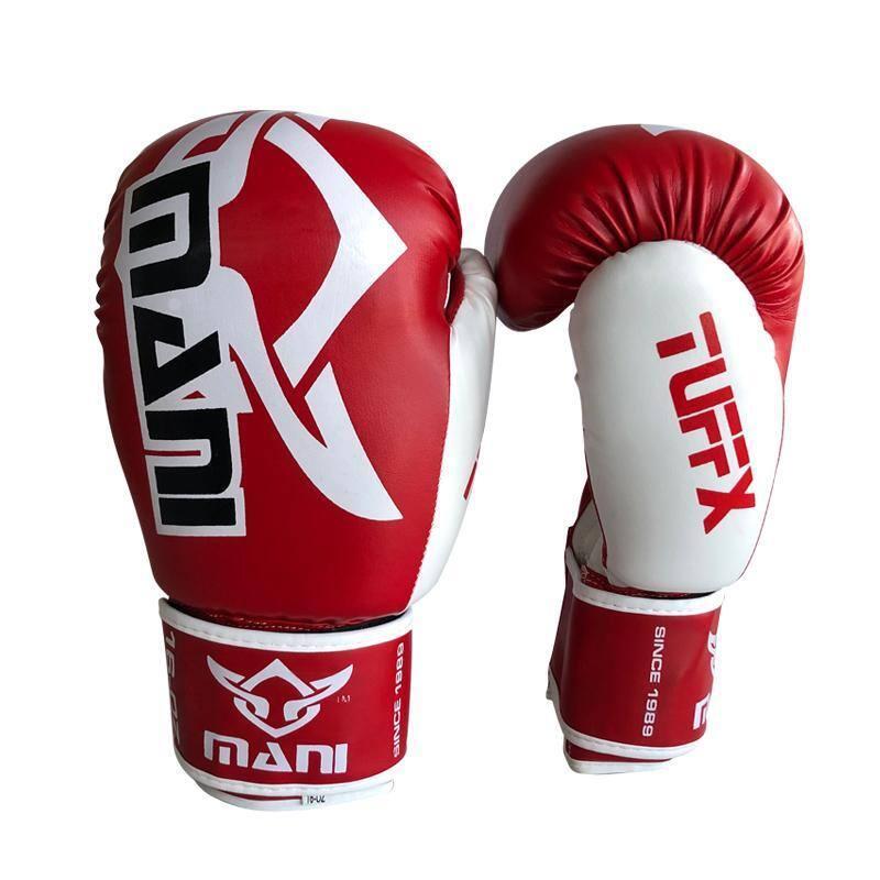 RED & WHITE TUFFX BOXING GLOVE