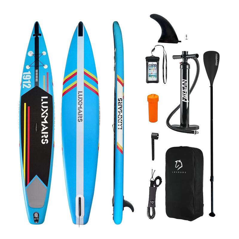 Luxmars Racing Paddle 12'5×28×6 Lightweight STAND-UP PADDLE BOARD SET