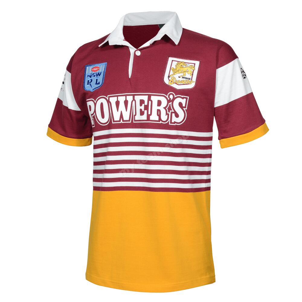 ウェア BRISBANE BRONCOS 1994 rugby Jersey NSW 1994 Brisbane Broncos Jersey - M – Boomfa Vintage
