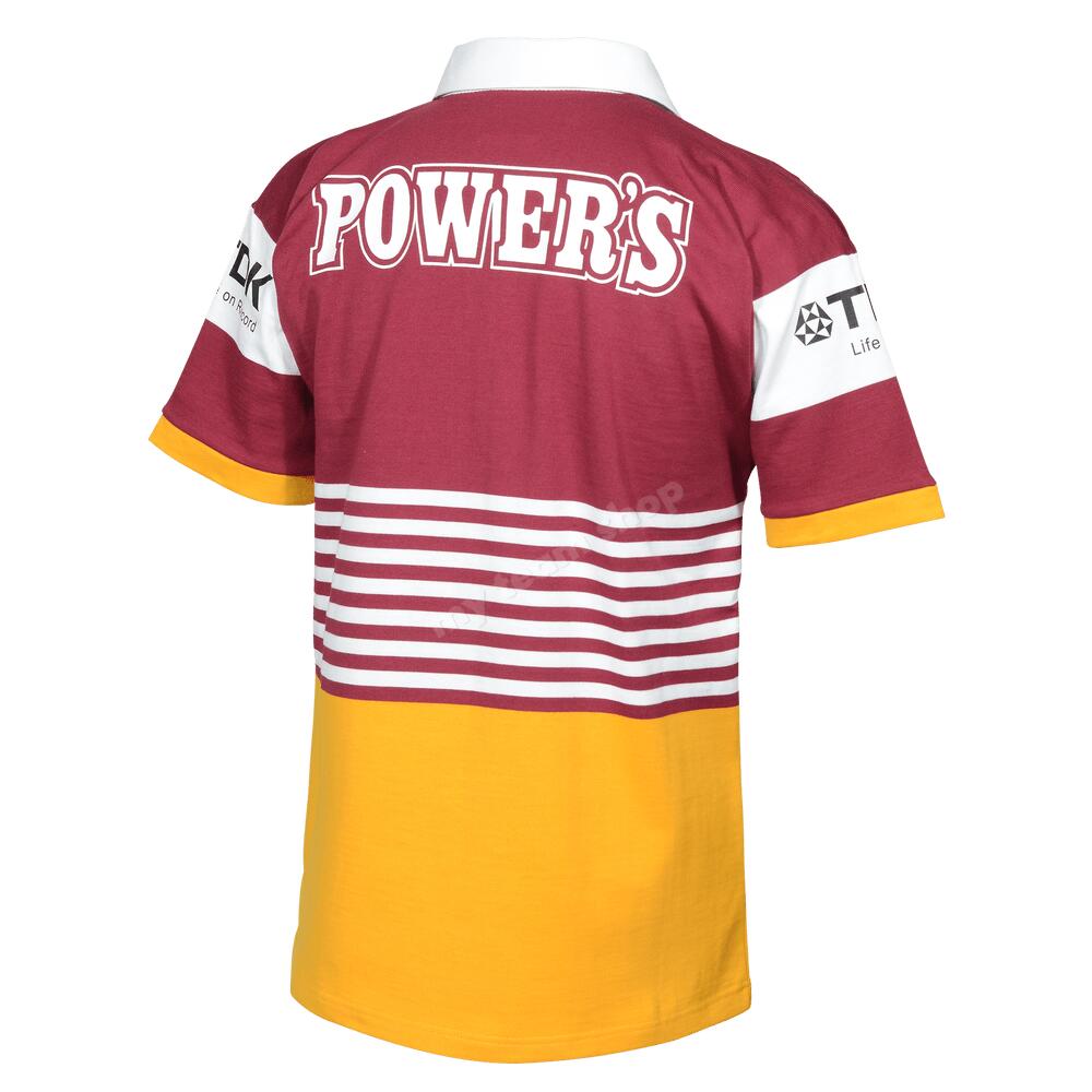 RARE Vintage Brisbane Broncos Power's 1994 Rugby Polo jersey