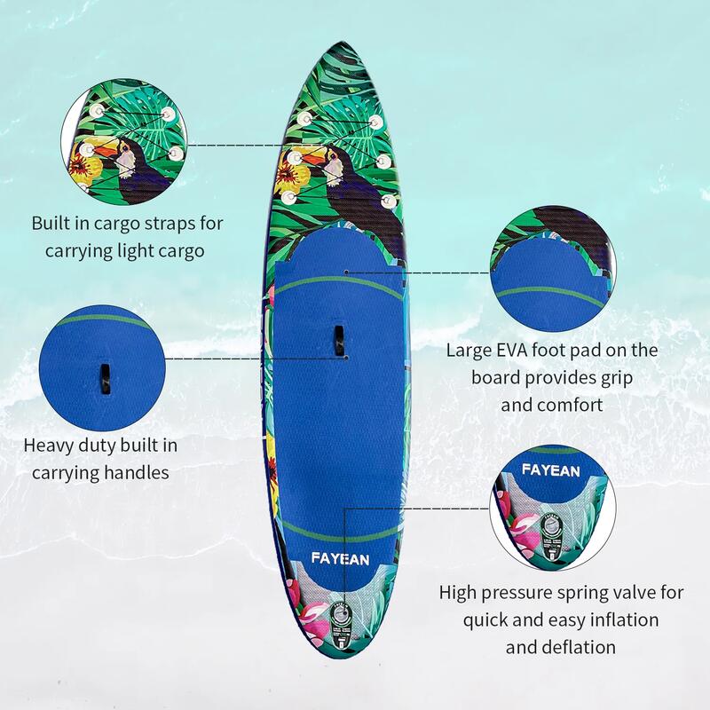 PARROT 11'*32‘’*6“ AND 10’5”*32‘’*6‘’ STAND-UP PADDLE BOARD SET