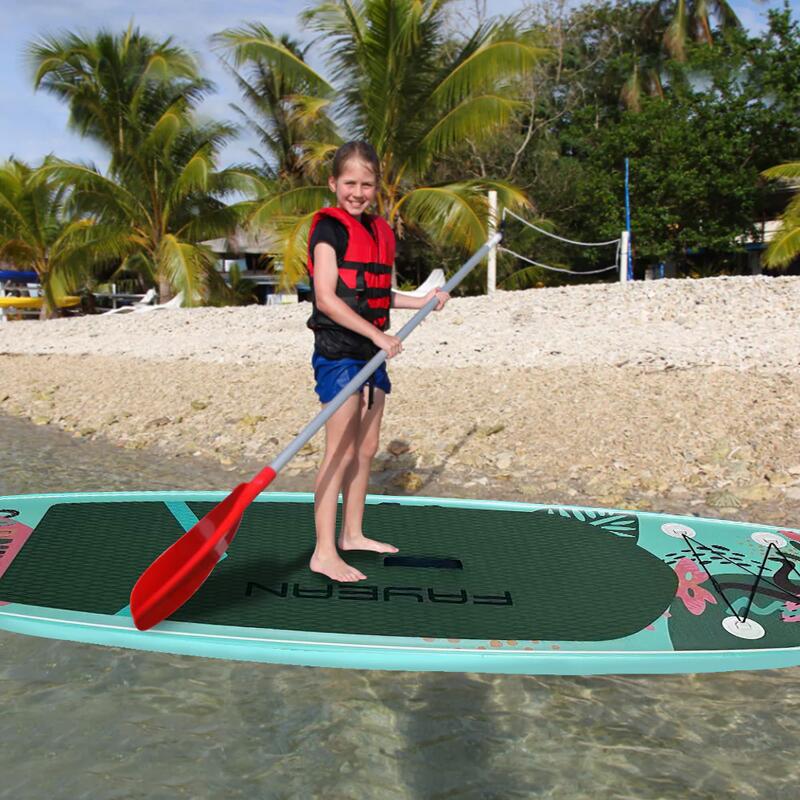 TROPICAL RAVE KIDS' 8’5‘’ STAND-UP PADDLE BOARD SET