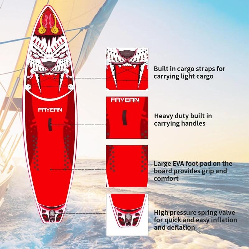 Tiger Red 10‘9‘’ STAND-UP PADDLE BOARD SET