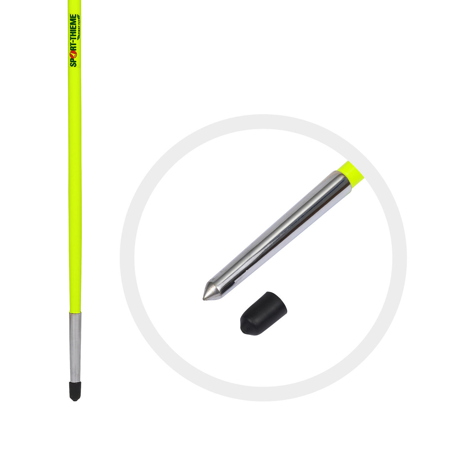 Übungsspeer First Fly Leichtathletik Unisex Neon-Gelb 2/4