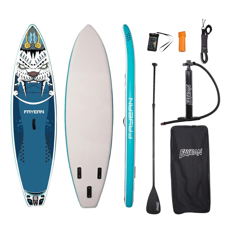 Tiger blue 10'9'' STAND-UP PADDLE BOARD SET